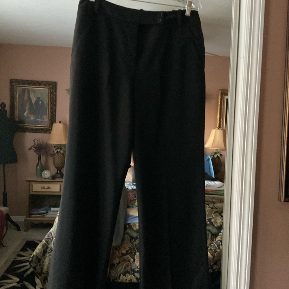 Like New DressBarn Classic Black Slacks with Pockets  sz 12